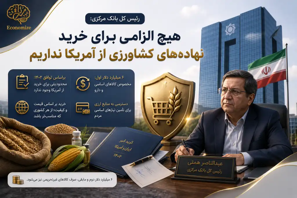 هیچ الزامی برای خرید نهاده‌های کشاورزی از آمریکا نداریم